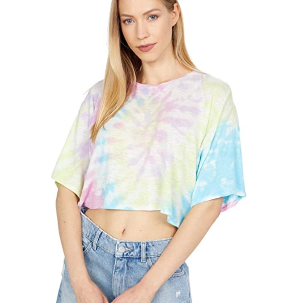 Spiritual Gangster Tie Dye Crop Top